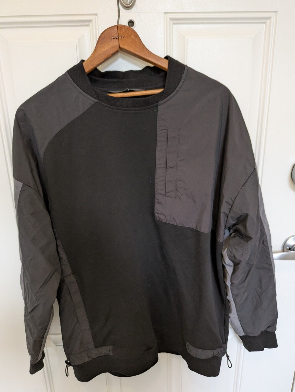 Harrison Wong Hong Kong Designer Techwear Sweatshirt Black Size M